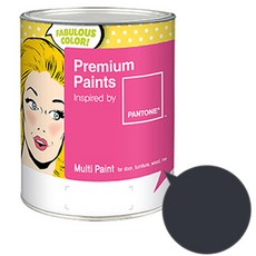 노루페인트 팬톤 멀티 에그쉘광 페인트, 다크네이비(19-4013), 1L, 1개