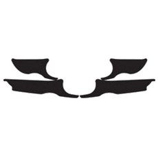 BlueCode 現代絲絨車門保護套, Tucson 06~09年, 黑色