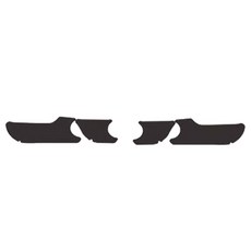 BlueCode 天鵝絨車門保護套 雙龍, 黑色, 凱龍