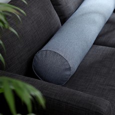 taccatacca 包括牛仔條紋身體枕頭 + SOM, 深藍色