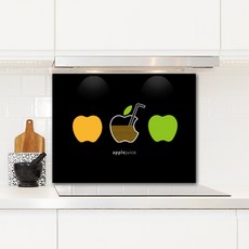 on art shop 蘋果汁廚房藝術板黑黃, 1個