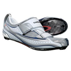 시마노 트라이애슬론 전용 엘리트 레이싱 커스텀 핏 클릿슈즈 SH-TR71, 화이트, 291.6