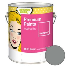 노루페인트 팬톤 멀티 에그쉘광 페인트, 네츄럴 그레이, 4L, 1개