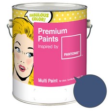 노루페인트 팬톤 멀티 에그쉘광 페인트, 트루네이비(19-4030), 4L, 1개