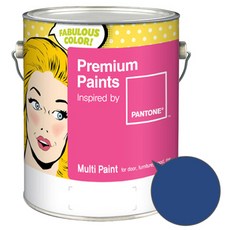 노루페인트 팬톤 멀티 에그쉘광 페인트, 트루블루(19-4057), 4L, 1개