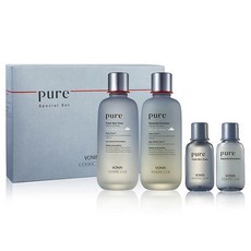VONIN Pure 2 件套男士化妝套組, 爽膚水 150ml + 20ml + 乳液 150ml + 20ml, 1套