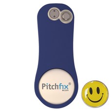 Pitchfix 新款甲殼蟲高爾夫果嶺修復機+球標隨機出貨, 深藍, 1套