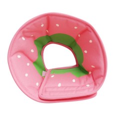 바이셀 반려동물 패브릭 넥 카라 딸기 L, 1개