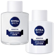 NIVEA 妮維雅 男士舒緩保濕鬍後乳 100ml+鬍後爽膚水 100ml, 1組