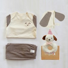 코니베이비 신생아용 오가닉 강아지 출산선물세트