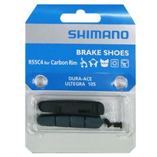 SHIMANO 剎車碳蹄R55C4+固定銷, 1套