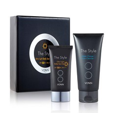 VONIN The Style Ultra Light日用防曬霜 SPF50+ PA+++ 50ml+Water Charge泡沫洗面乳 100ml, 1組