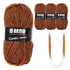 YEONIL DIY 羊毛針織線, 1套, 29002 夕陽