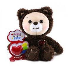 삼진 레인보우 루비 비밀친구 초코 봉제인형, 320mm, 혼합 색상, 1개