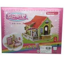 HD 고급형 3D 우드 퍼즐 GT1349, 혼합 색상, 1개