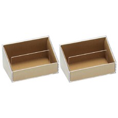 YAMADA 雙格收納盒, 2件, 透明