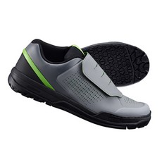 시마노 다운힐 엔듀로 클릿슈즈 SH-GR9, 그레이 + 그린, 278.4