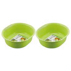 사나다 주방용 대형볼 5.3L D5550, 2개, 그린