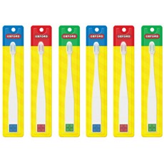 OXFORD 軟毛牙刷 隨機出貨, 6件, 1個
