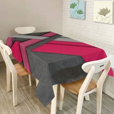 粉紅芒果藝術廚房桌布, 140 x 180 cm, H