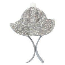 ALOHAJ 嬰兒毛球印花帽