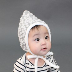 알로하제이 퐁퐁 방한 아기 모자