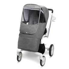 Manito Beta混色推車罩, Black Grey, 1入