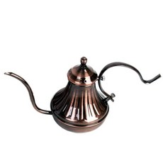 ZENITHCO 細口手沖咖啡壺 ZC-8845 450ml, 古銅色, 1入