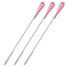 Baby Bear 吸管清潔刷, 粉色, 3入