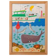 educo 自然觀察生態環境拼圖海, 1個, 28 件, 28件