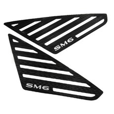 닥쏘오토 차량용 AL헤어라인 스포츠 플레이트 스트라이프형, SM6(블랙)