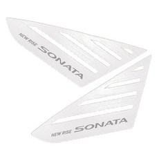 닥쏘오토 차량용 AL헤어라인 스포츠 플레이트 스트라이프형, LF쏘나타 뉴라이즈(실버)