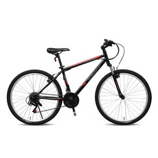 스마트자전거 글락STI MTB 자전거 26, Black Red, 1개