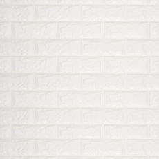 하솔 접착식 인테리어 폼블럭 100cm x 25m, 대리석 화이트, 1개