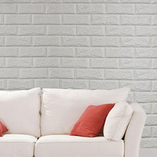 하솔 접착식 인테리어 폼블럭 100cm x 25m, 대리석 웜그레이, 1개