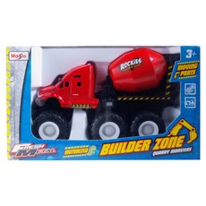 마이스토 몬스터 빌더존 중장비 레미콘 다이캐스트, 레드, 1개