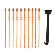 Black Rhino 聚氨酯雪鏈 + 除霜掛鉤, 10個