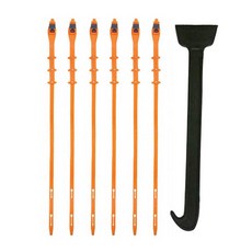 BLACK LIGER 聚氨酯雪鍊+防滑環, 6件