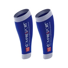 COMPRESSPORT R2壓縮小腿套 2入, 藍色