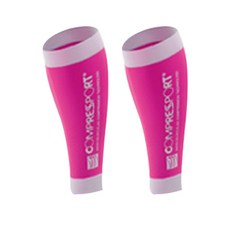 COMPRESSPORT R2壓縮小腿套 2入, 粉色的