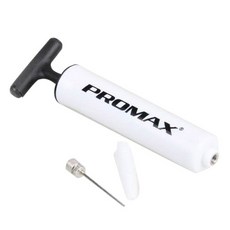 프로맥스 축구 농구공 손펌프, 화이트, 1개