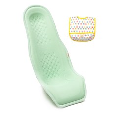 알프레미오 수유시트 + 코튼 방수 턱받이 옐로우토끼, 라이트그린(메쉬 + 면), 1세트