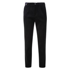 trady 男性用棉混紡超細纖維彈性燈芯絨刷毛高爾夫球褲