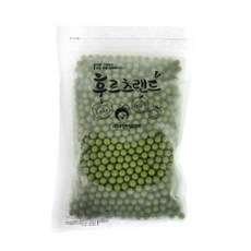 이홈베이킹 샤이니볼 케익장식 녹차 소, 500g, 1개