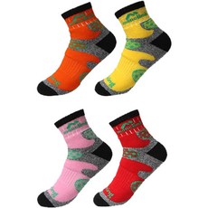 몽클라임 기능성 쿨론 바이오 단목 등산양말 4족 세트 여성용, 랜덤 발송, 4개