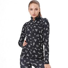 Soleil 印花拉鍊外套