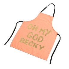 이코디 골든 폰트 베이직 앞치마, 피치, 1개