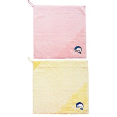 모던리브 돌고래 고리타올, 분홍색, 노랑색, 1개