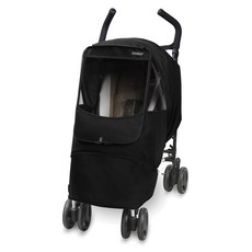 Manito 嬰兒車防風車罩 S號 Alpha專用, Black, 1入