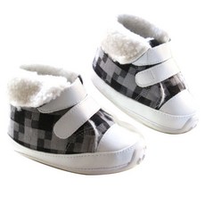 JOY MULTI 方格雙線魔鬼氈學步鞋